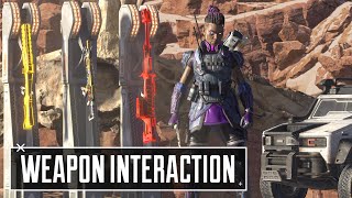 Bangalore All Weapon Interactions - Apex Legends