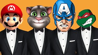 Wrong Heads Gameplay Guess The Head Mario, Captain America, Black Panther, Hulkbuster, Siren Head