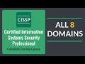 Cissp all 8 domains  complete training  full course  urdu  hindi 