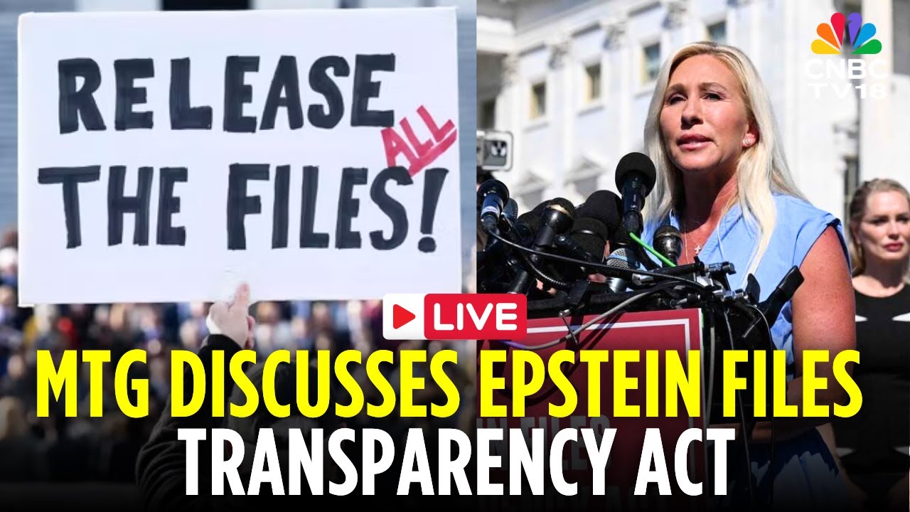 LIVE: Marjorie Taylor Greene Discusses Epstein Files Transparency Act | Trump Slams MTG | MAGA |N18G