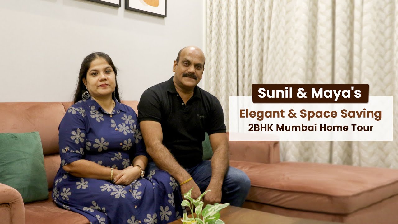 Space Saving 2BHK Home Interior Design in Mumbai | 2BHK Mumbai Home Tour