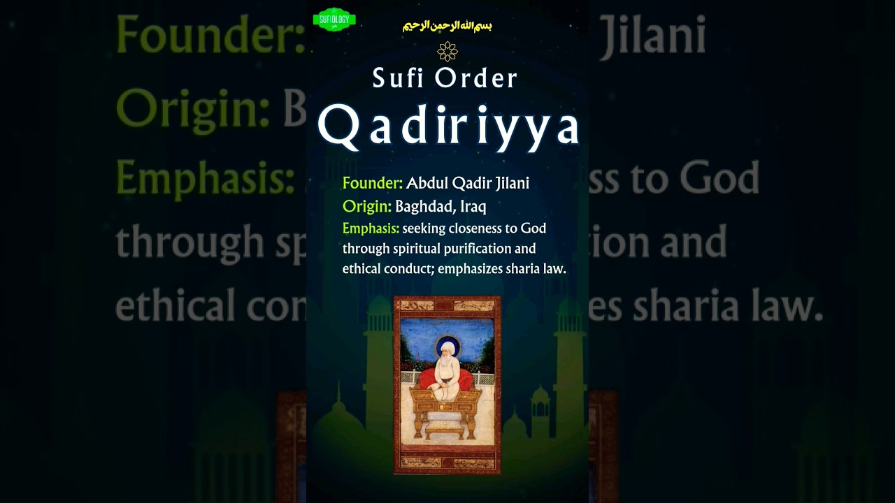 Sufi Order Facts: Qadiriyya 