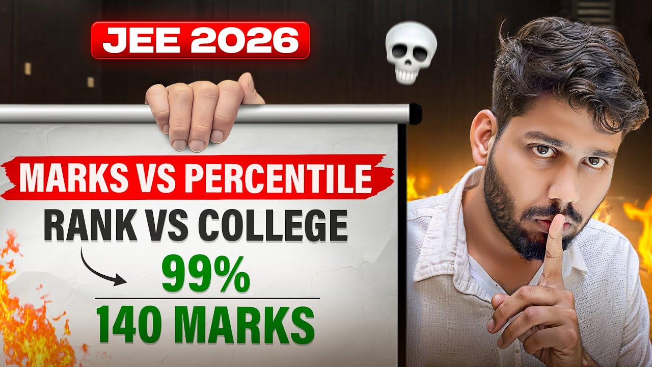 😨Insane Cutoffs ! Marks vs Percentile vs Rank vs College 🔥 JEE Mains 2026 | JEE 2026 
