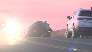Man dies after ramming Manteca police car, getting hit by truck
