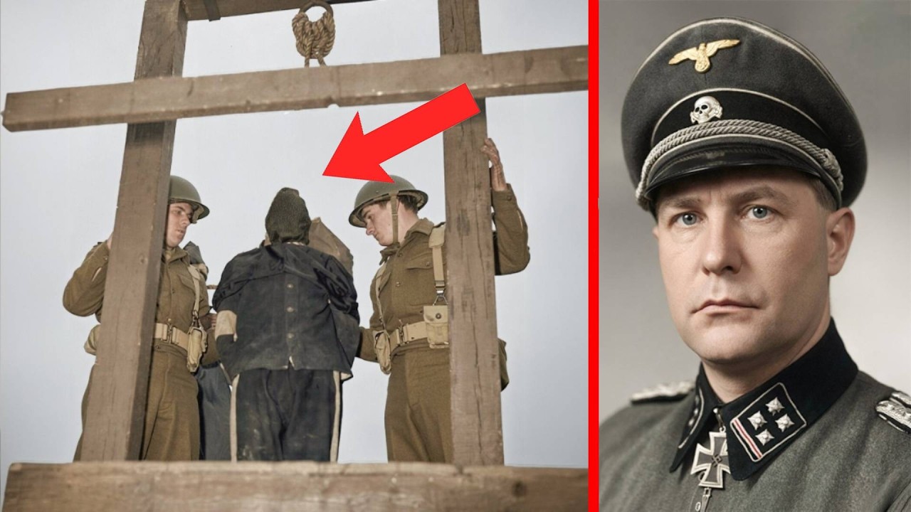 Egzekucja dowódcy Waffen-SS, który rozstrzelał 97 brytyjskich jeńców w Le Paradis: Fritz Knöchlein