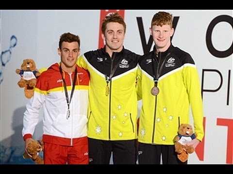 Swimming - Men's 100m freestyle S9 medal ceremony - 2013 IPC Swimming World Championships Montreal