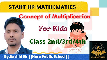 STARTUP Mathematics|| Concept of Multiplication || Class 3rd/4th/5th || HERA PUBLIC SCHOOL Azamgarh|