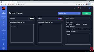 Acess Control - Whitelists, Blacklists, Geographical Restrictions Geo Ip Block List