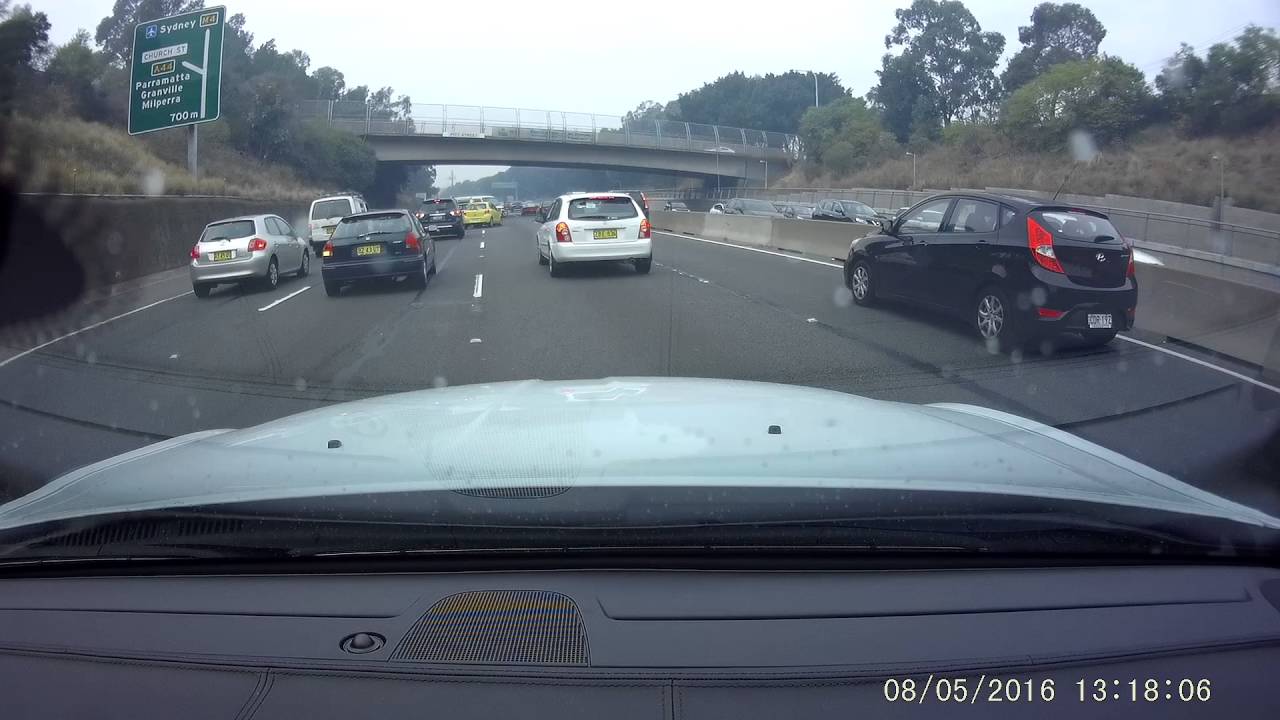 Accident on M4 Motorway Sydney YouTube