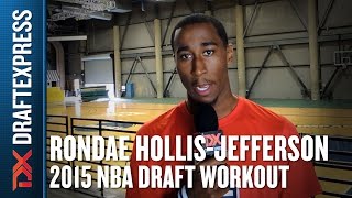 Rondae Hollis-Jefferson - 2015 Pre-Draft Workout & Interview - DraftExpress
