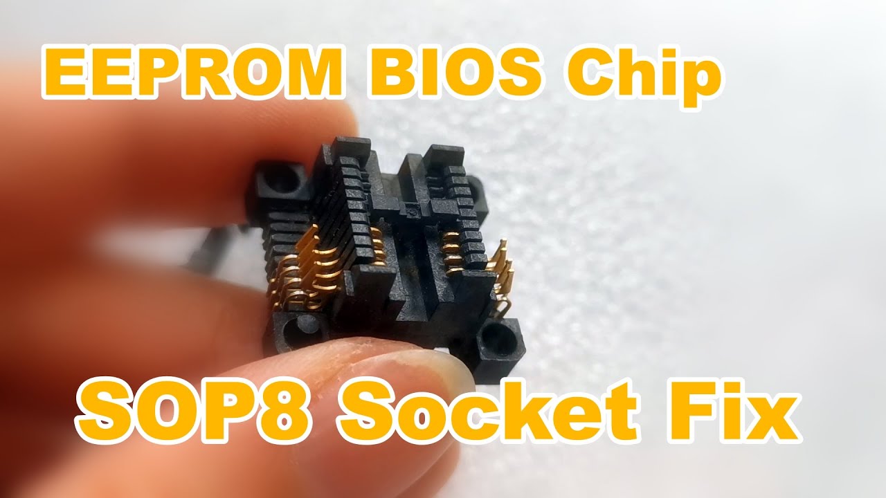 Fix a SOP 8 Socket for CH341a Programmer BIOS EEPROM Chip Flasher ...
