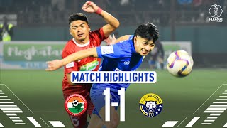 Shillong Lajong FC 1-1 Real Kashmir FC | I-League 2023-24 | Full Highlights