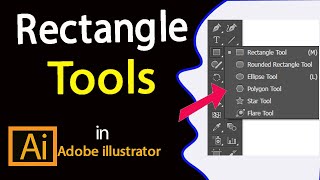 Rectangle Tools in Adobe illustrator /Illustrator Basic