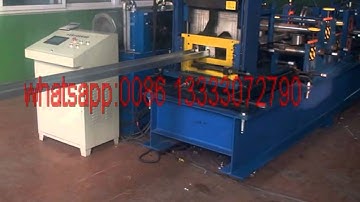 quick change size type C purlin roll forming machine