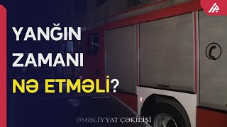 Fhn Şərti Yanğın Təlimi Keçirib - Apa Tv