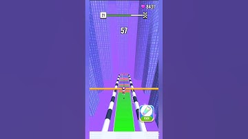 Satisfying mobile games | Roof Rails Update Gameplay Walkthrough #Short #viral #gaming