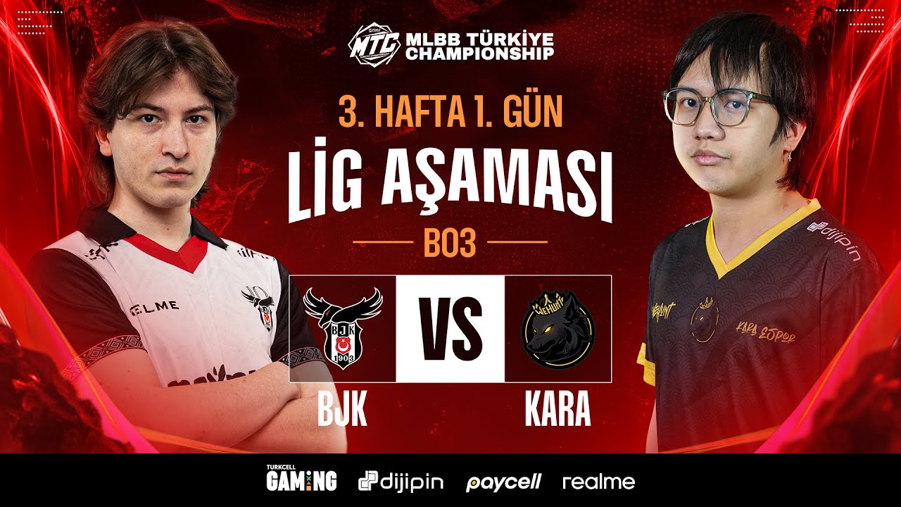 Beşiktaş Esports vs Kara Esports | MTC 5. Sezon | Lig Aşaması | 3. Hafta 1. Gün | #YeniDönem #MTC