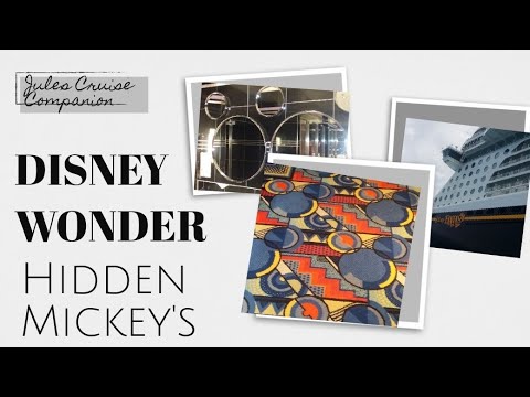 Hidden Mickey's on WONDER, can you see them? Australia 2023@julescruisecompanion Video Thumbnail