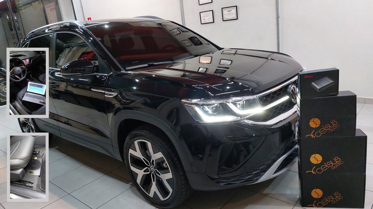 Como melhorar o som original do carro zero km sem perder a garantia? Upgrade com processador no Taos