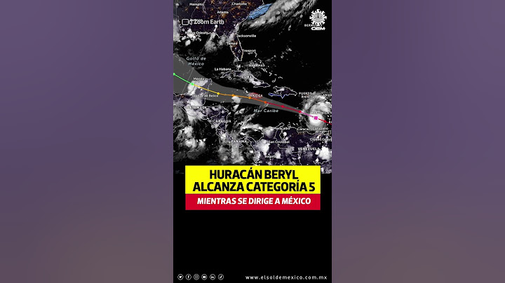 Huracán Beryl alcanza categoría 5 mientras se dirige a México