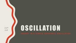 Advanced Physics 5.8a - Oscillation - Energy in a SHO