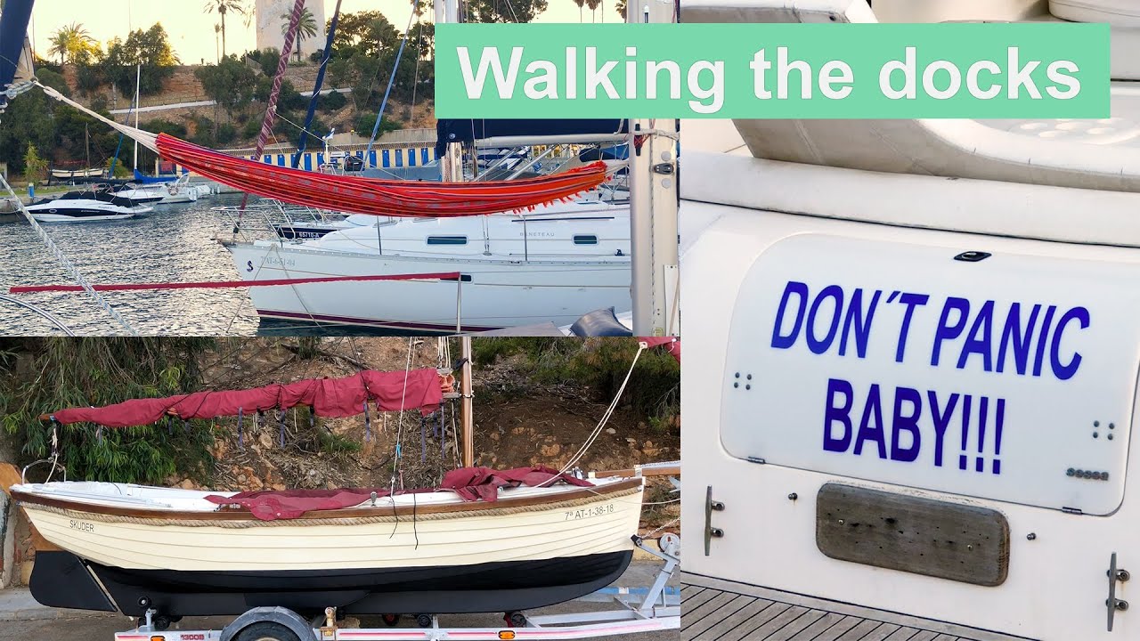Walking the docks of Cabo Roig