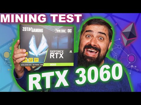 NVIDIA RTX 3060 ТЕСТ в МАЙНИНГЕ ЭФИРА / MINING TEST