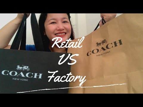 Difference between Coach Retail and Coach Factory Outlet | Coach Retail versus Coach Factory Outlet