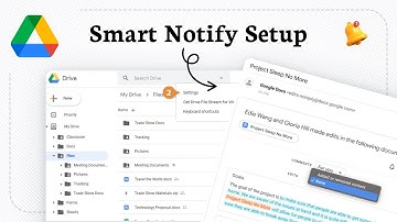 How to manage Google Drive notifications (Alert Settings)