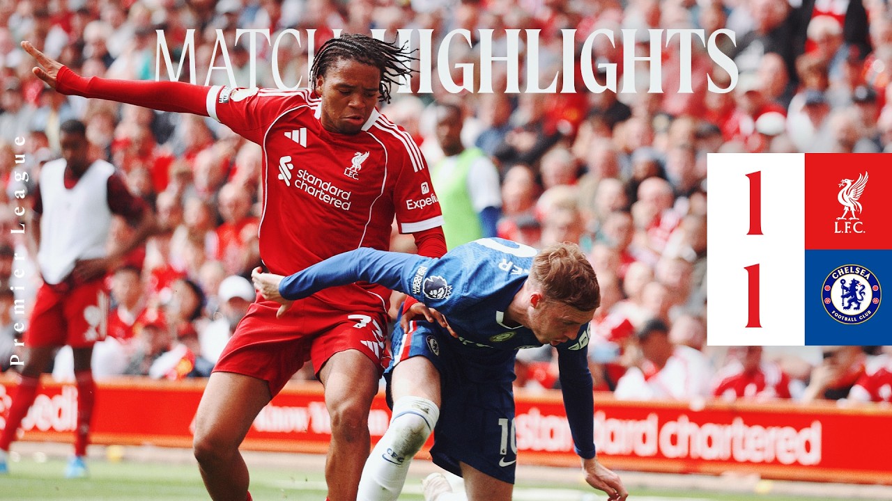 Highlights: Liverpool 1-1 Chelsea | Gravenberch curler cancelled out by Enzo