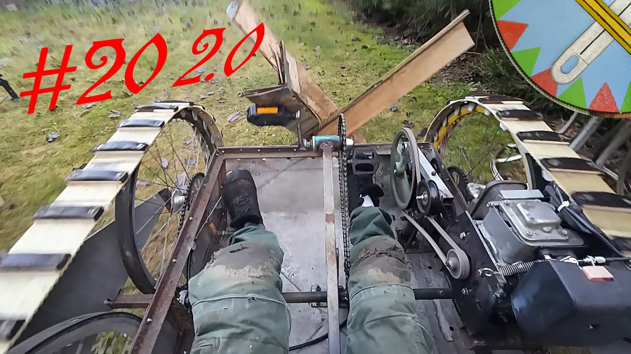 BT #20 2.0 4-тактный двигатель / Гусеничный велосипедный бак с бензиновым двигателем