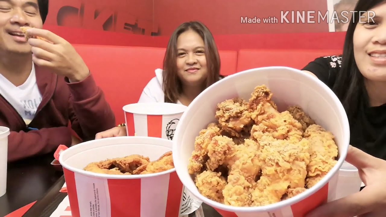 KFC MUKBANG WITH FRIENDS | terrie habets