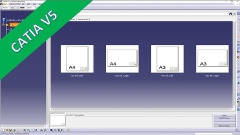 Frames & Catalog - Catia v5 Training - Drafting