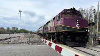 MBTA 1053 passing Titicut St. Crossing