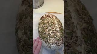 Can’t wait to cut it! My multi-seed #sourdough bread @jennyseuropeanbakery
