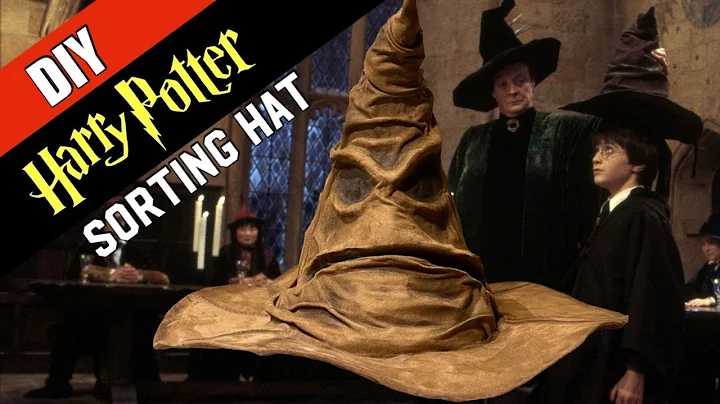 ⚡️Harry Potter DIY: How to make a Sorting Hat  - Welcome to Hogwarts!