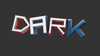 | RAW RENDER | INTRO FOR DARKHD | C4D & AE | 4K 60FPS |