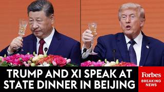 BREAKING NEWS: Trump And Xi Speak At State Dinner In Beijing, China