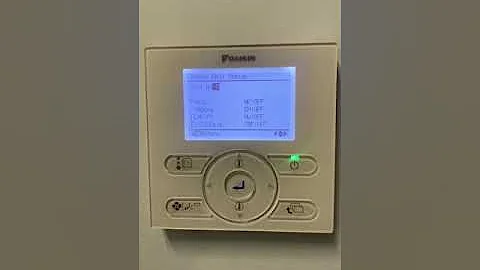 Checking indoor unit thermistors on BRC1E remote