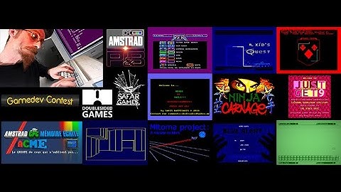 CPC Gamedev Contest 2020 - All Games - Amstrad CPC - short gameplay