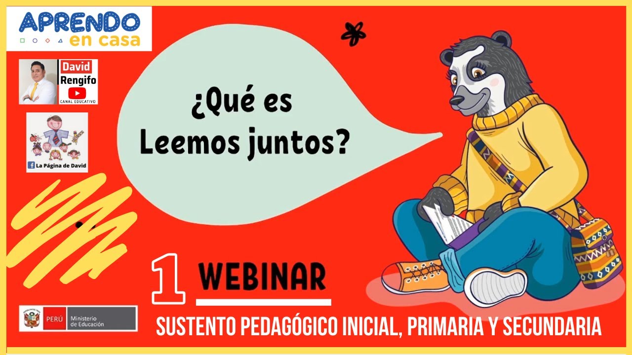 📖QUÉ ES LEEMOS JUNTOS SUSTENTO PEDAGÓGICO INICIAL, PRIMARIA Y