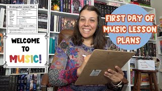 What To Teach On The First Day Of Elementary Music | First Day Of Music Lesson Plans