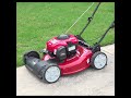 How to fix a mower with a stuck pull cord after tipping it over
