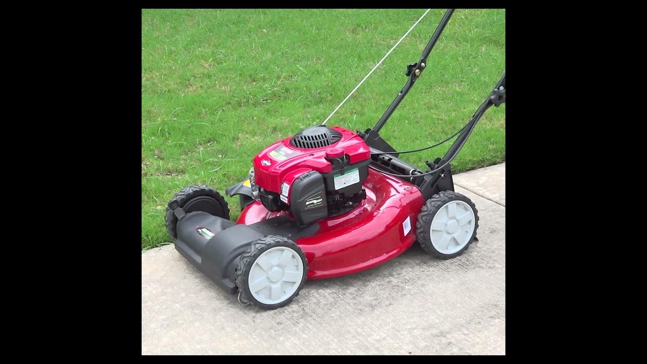 slot 99 How to fix a mower with a stuck pull cord after tipping it over