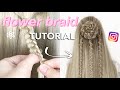 flower braid TUTORIAL