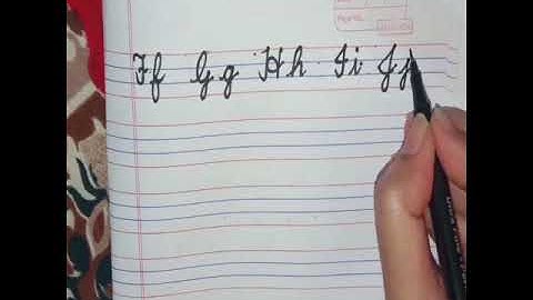 MLZS JHANSI CLASS 1 ENGLISH GRAMMAR Cursive Writing Lecture 2