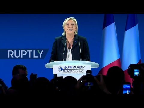 LIVE: French 2017 presidential elections - Le Pen's electoral night event