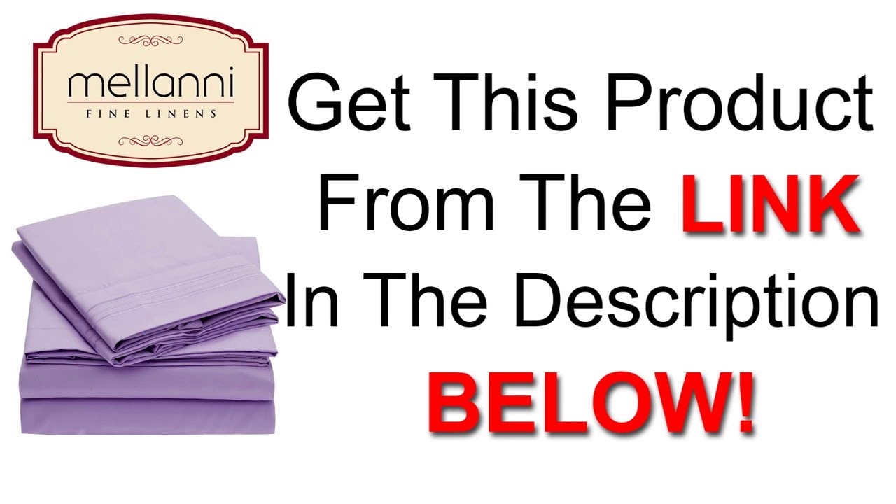Mellanni Best Bed Sheets - Bed Sets King Size