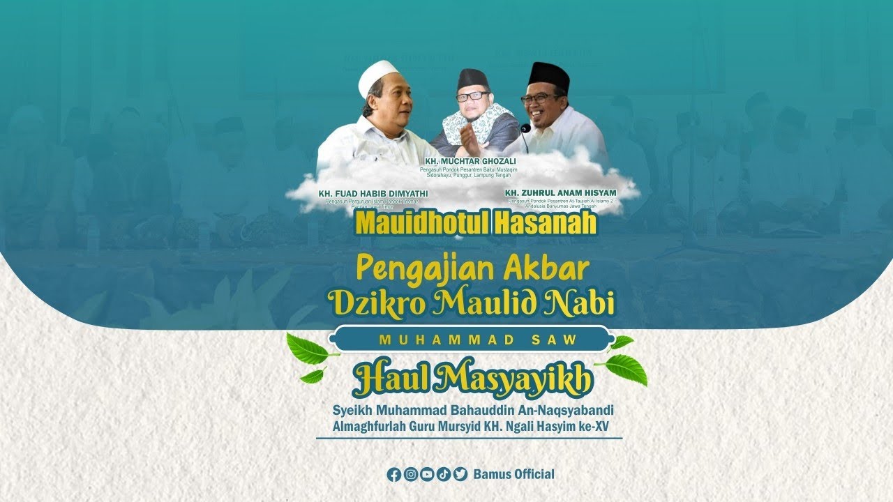 Mauidhotul Hasanah KH. Zuhrul Anam Hisyam dalam acara Haul Akbar