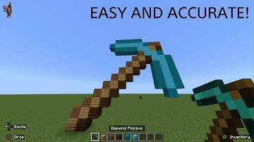 Minecraft Tutorial: How to build a Diamond Pickaxe